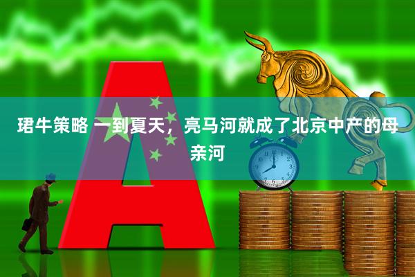 珺牛策略 一到夏天，亮马河就成了北京中产的母亲河