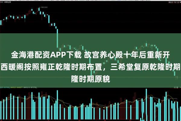 金海港配资APP下载 故宫养心殿十年后重新开放：西暖阁按照雍正乾隆时期布置，三希堂复原乾隆时期原貌